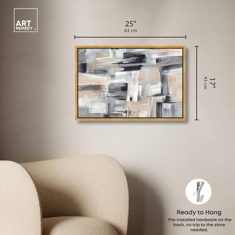 Neutral Nirvana Canvas by Art Remedy