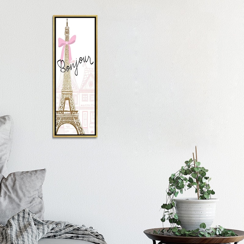 iCanvas "Paris Streets I" by Kimberly Allen Framed Canvas Print