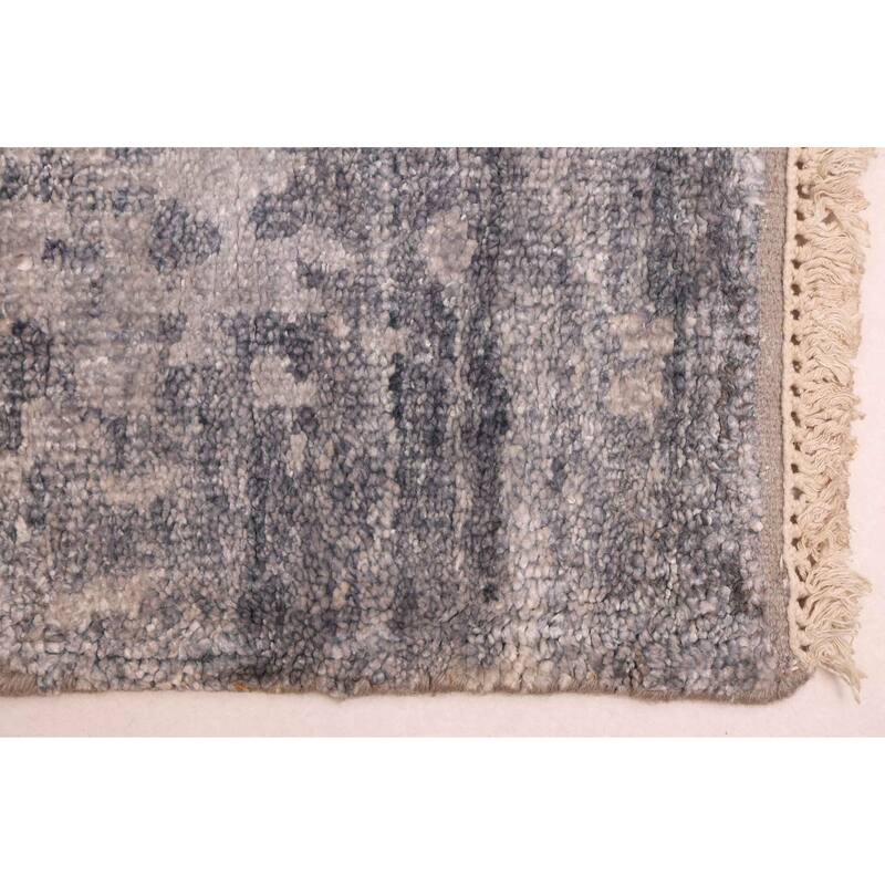 ECARPETGALLERY Hand-knotted Legacy Grey Silk Rug - 5'4 x 7'8