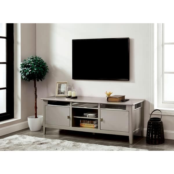 slide 1 of 4, Furniture of America Nait 67-inch Multi-functional Storage TV Console