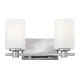 preview thumbnail 1 of 5, Hinkley Lighting Karlie 2 Light 13.25" Wide Bathroom Vanity Light with Chrome
