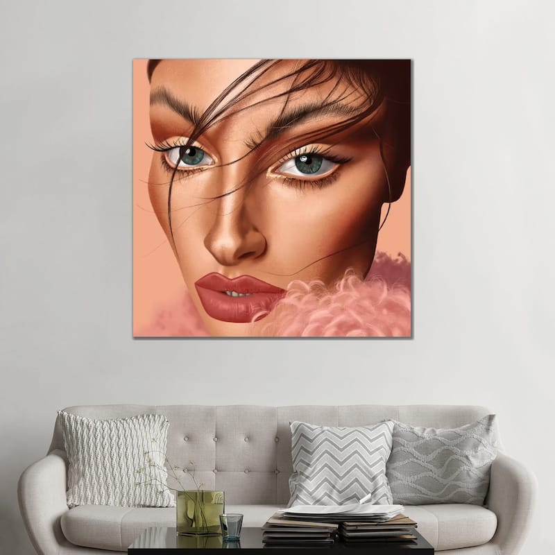 iCanvas "Portrait Of A Girl" by Teodora Jelenic Canvas Print