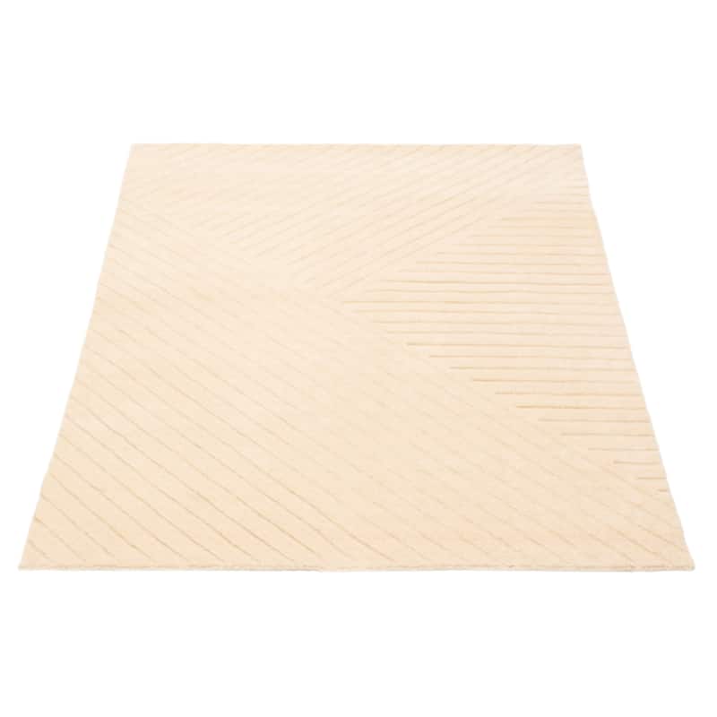 Kashkuli Gabbeh Beige Rug 5'3" x 7'3" - 5'3 x 7'3