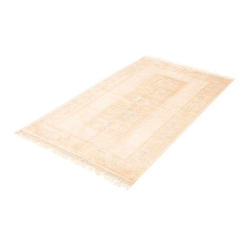 ECARPETGALLERY Hand-knotted Color Transition Beige, Tan Wool Rug - 5'2 x 8'2