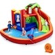 preview thumbnail 1 of 8, Gymax Inflatable Slide Bouncer and Water Park w/ Splash Pool Water Kids