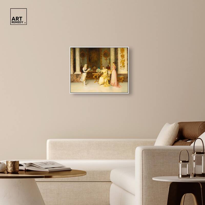 Bashful Suitor Canvas by Art Remedy