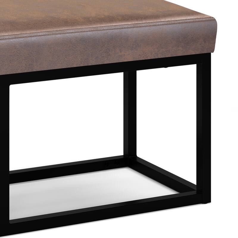 WYNDENHALL Kerwood 44 inch Wide Contemporary Rectangle Ottoman Bench - 14.6" D x 44" W x 18.5" H