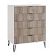 preview thumbnail 6 of 68, Manhattan Comfort Dumbo Modern 5-Drawer Tall Dresser.