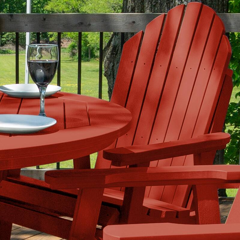 Hamilton 5-piece Outdoor Dining Set - 48" Round Table, Dining-height