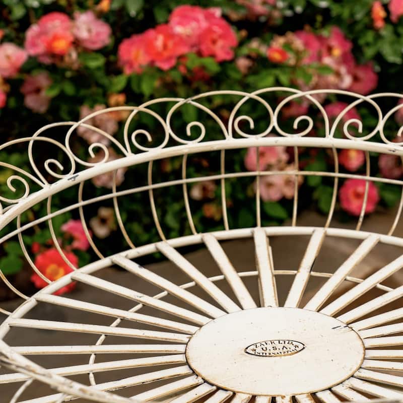 Set of 3 Round Plant Stands with Baskets "Copenhagen 1843"