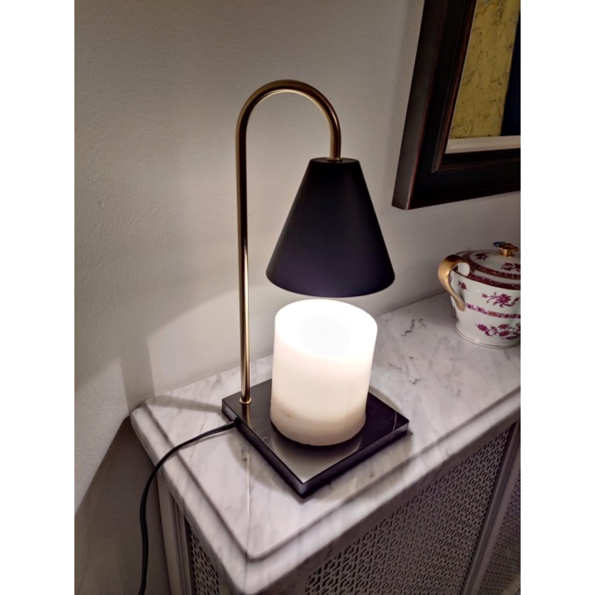 Candle Warmer Lamp Marble