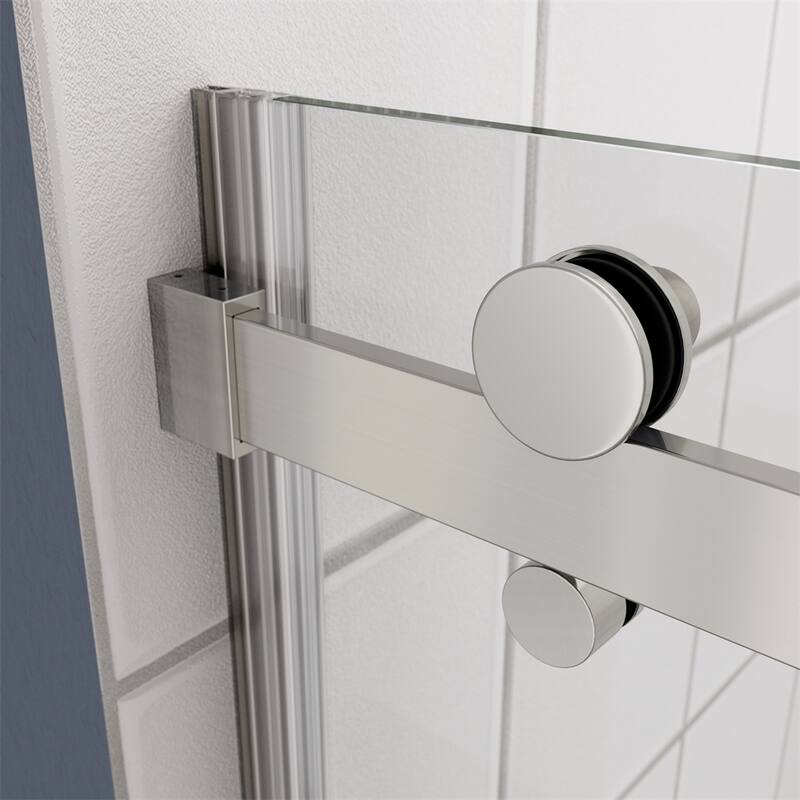 Bathroom Glass Shower Sliding Door with 5/16" Tempered Glass