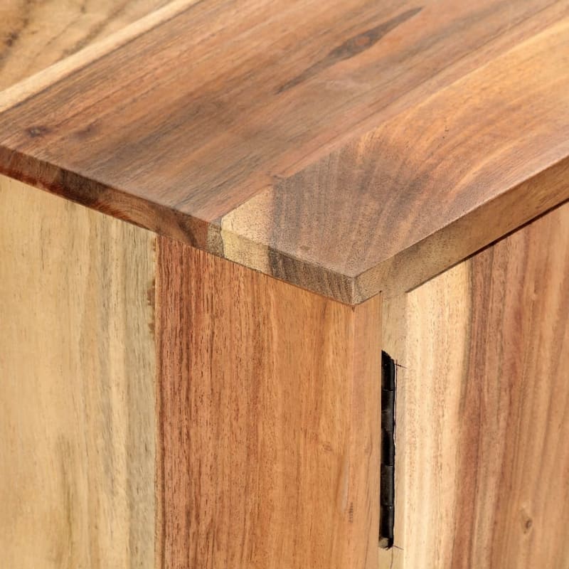 vidaXL TV Stand 46.5"x11.8"x17.7" Solid Wood Acacia