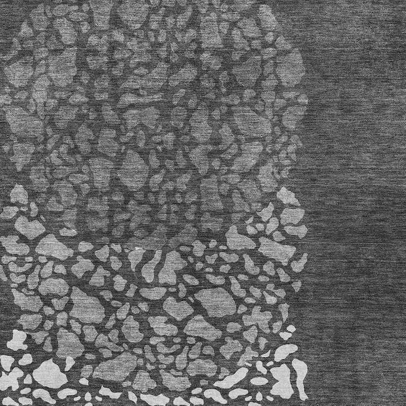 HomeRoots Abstract Transitional Rectangle Outdoor Rug