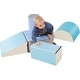 preview thumbnail 2 of 4, 5 Piece Climb and Crawl Activity PlaySet, Including Slide Ramp,Cylinder Block and Semicircle Block