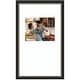preview thumbnail 22 of 38, Kate and Laurel Belmont Black Photo Frame 14x24 matted to 8x10 - Black