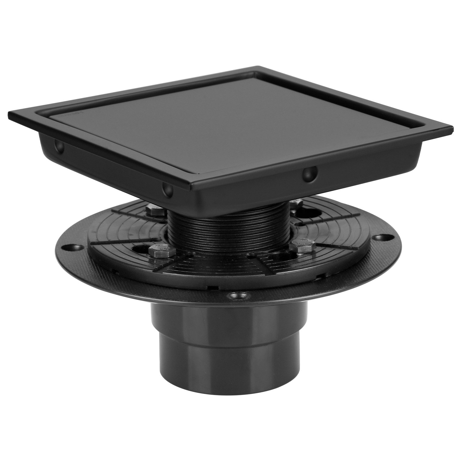 WOWOW 5.9 in. x 5.9 in. Square Shower Drain with Tile-In Pattern Cover