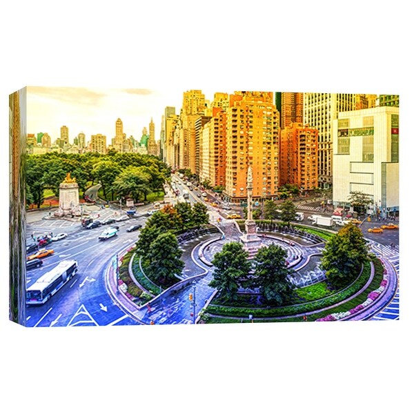 PTM Images 9-101902 PTM Canvas Collection 8" x 10" - "New York Street" Giclee New York Art Print on Canvas