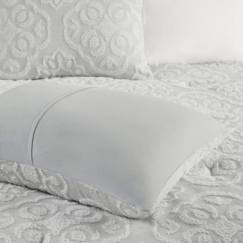 Madison Park Maeve 3 Piece Tufted Woven Medallion Comforter Set