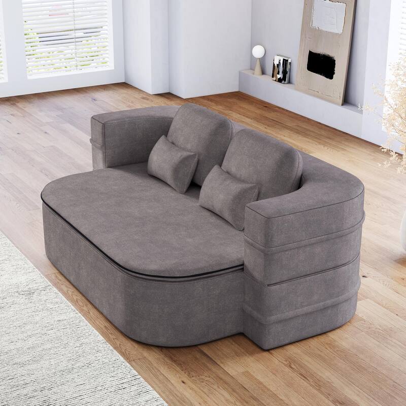 Chenille Folding Mattress Sofa