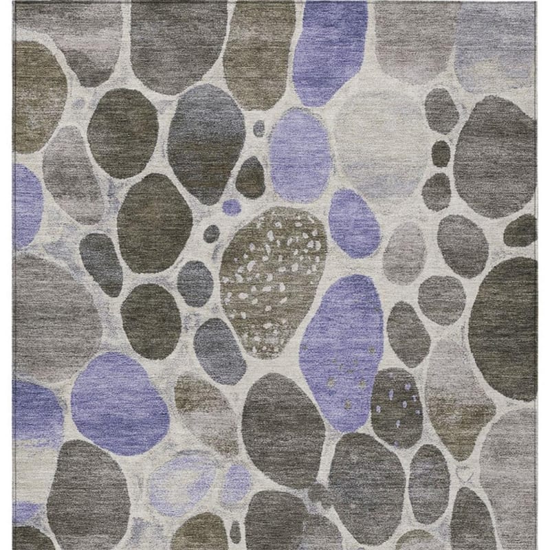 HomeRoots Geometric Transitional Rectangle Outdoor Rug