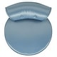 preview thumbnail 5 of 12, SAFAVIEH Georgia Teal Vanity Stool - 17.9" x 19" x 22.8"