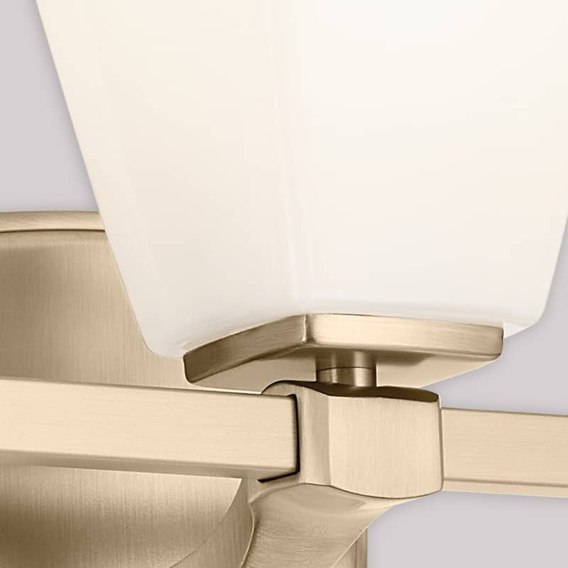 Kichler Lighting Marant 23.75" 3-Light Vanity Light with Opal Glass in Champagne Bronze
