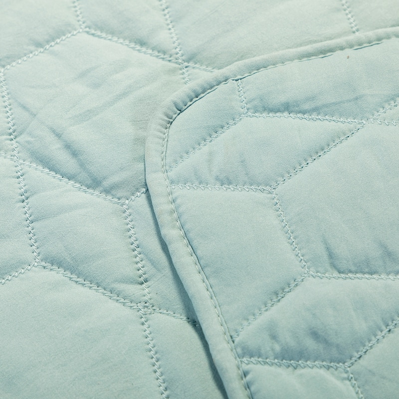 4 Piece Honeycomb Quilt Set by HULALA HOME