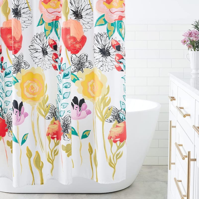 Greenland Home Fashions Watercolor Dream Shower Curtain