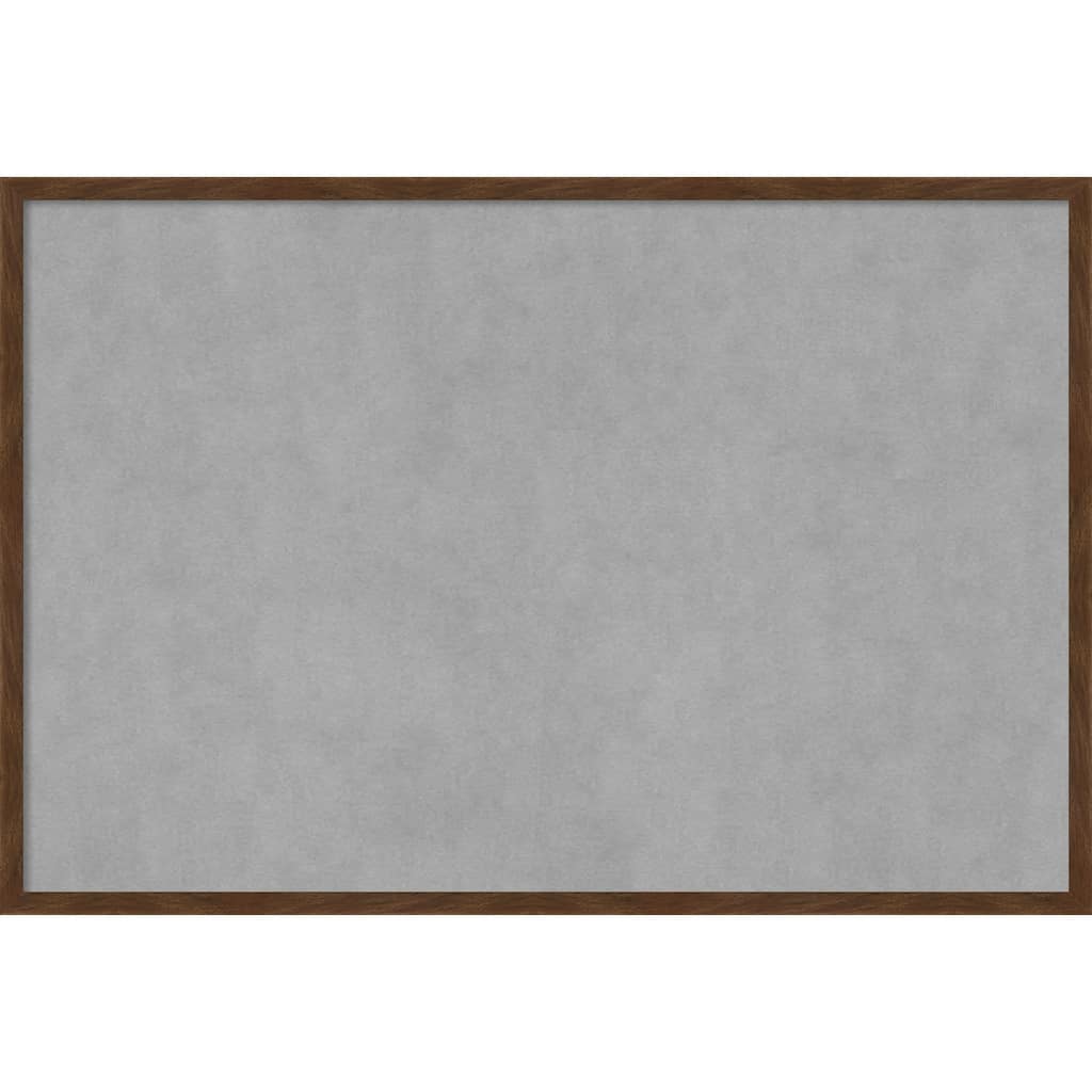 Amanti Art Carlisle Brown Narrow Framed Magnetic Board