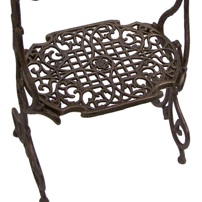 Oakland Living Corporation Entwine Bronze Iron 2-Level Plant Stand