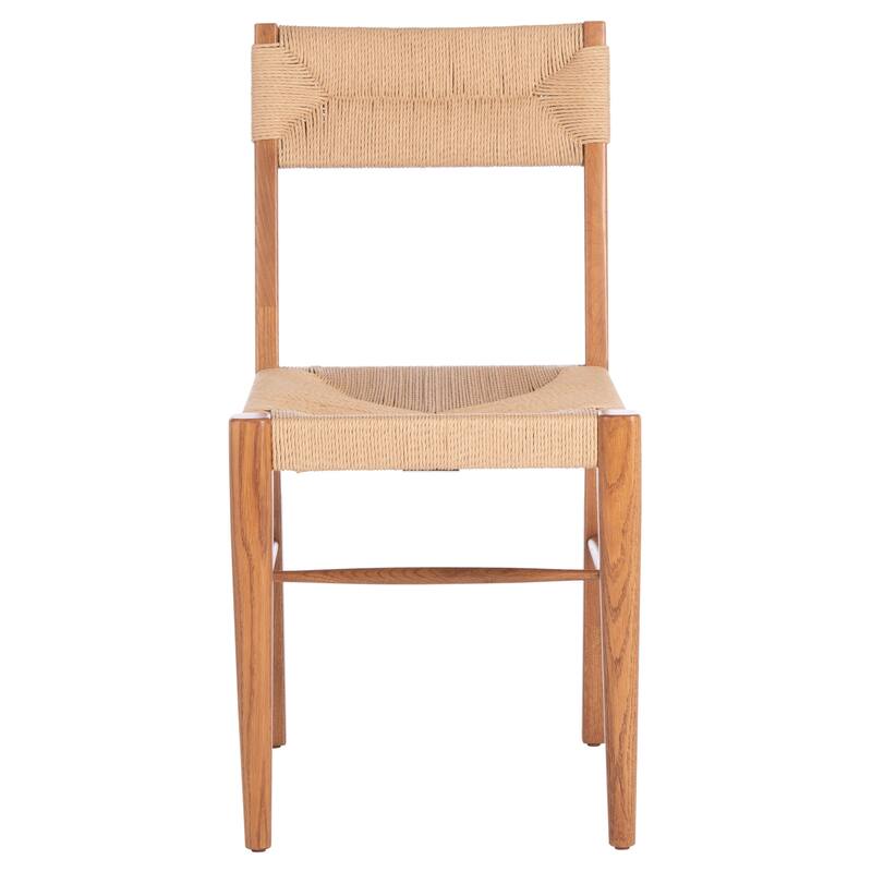 SAFAVIEH Couture Shazia Rattan Dining Chair (Set of 2) - 16.3" W x 21.3" L x 34" H - 16Wx21Dx34H