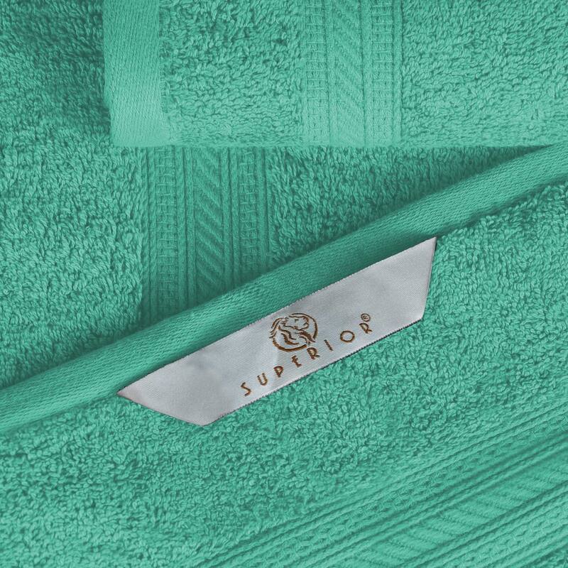Superior Long Staple Cotton Ultra-Plush Solid 8-Piece Towel Set