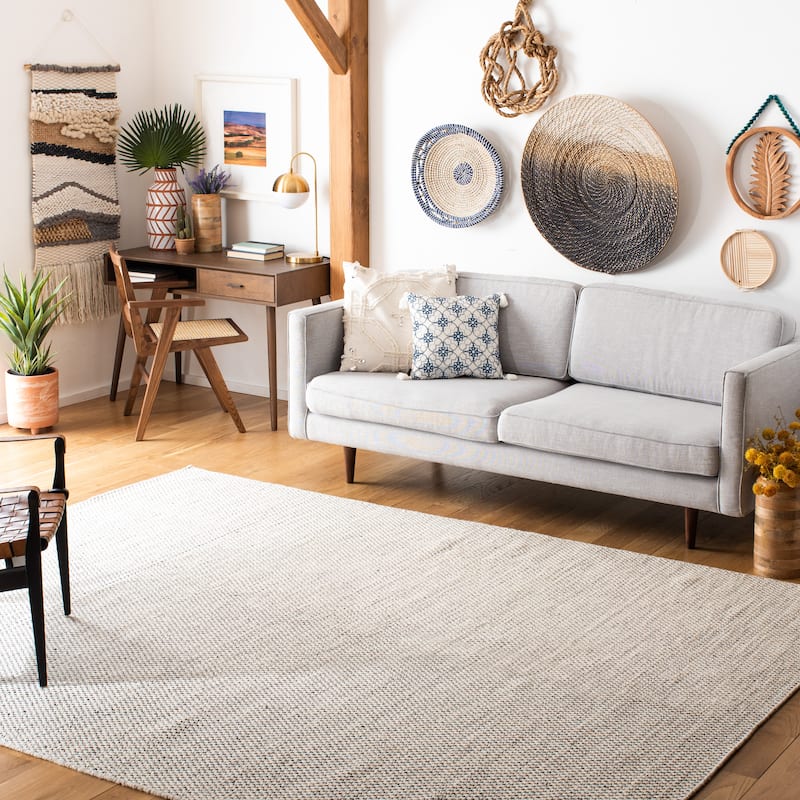 SAFAVIEH Flatweave Kilim Denica Wool Rug - 9' x 12' - Ivory