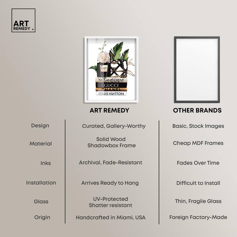 Luxury Stack Details Shadowbox by Art Remedy