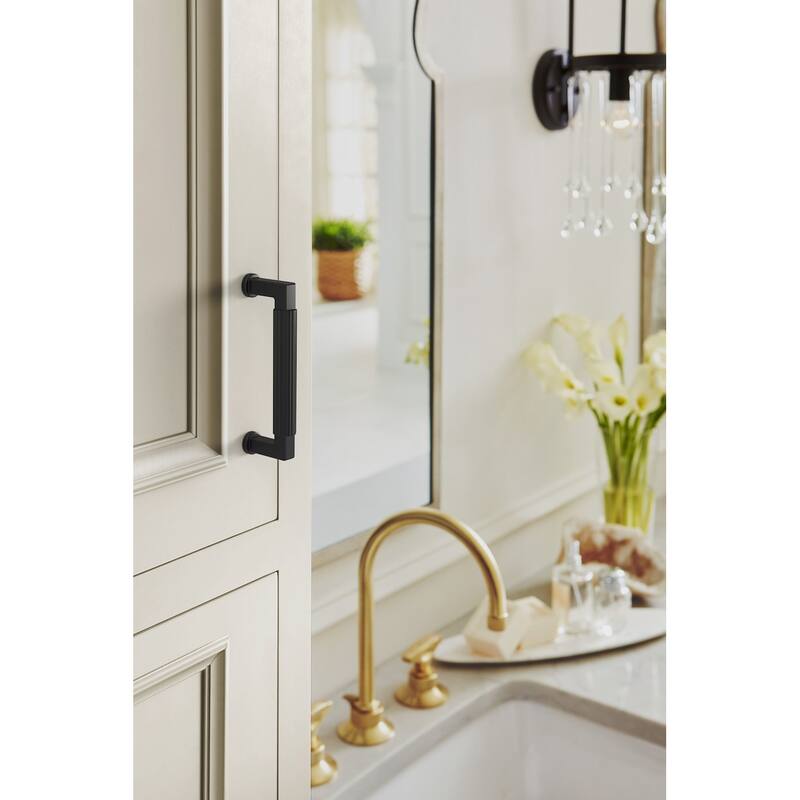 Amerock BP37643 Ballard 3-3/4" Center to Center Fluted Handle Cabinet