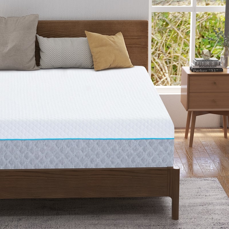 12 inch Gel Memory Foam Mattress, Cooling Medium Feel Bed Mattress in a Box, CertiPUR-US