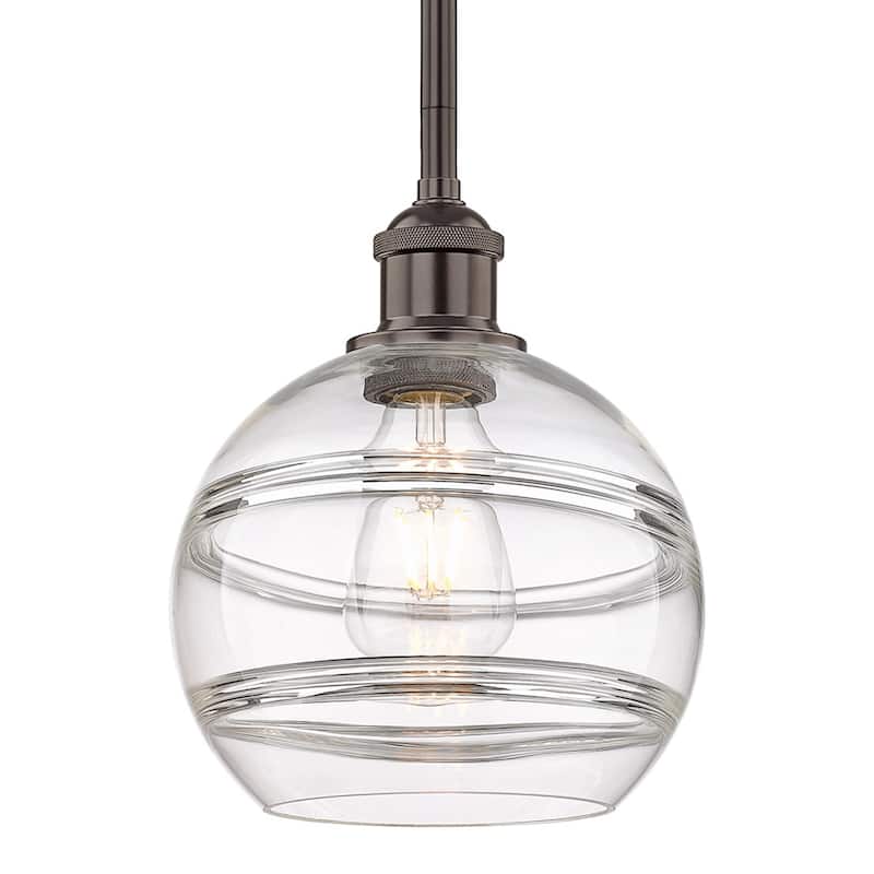 Innovations Lighting 616-1S 9 8 Rochester Pendant Rochester 8" Wide - Oil Rubbed Bronze / Clear