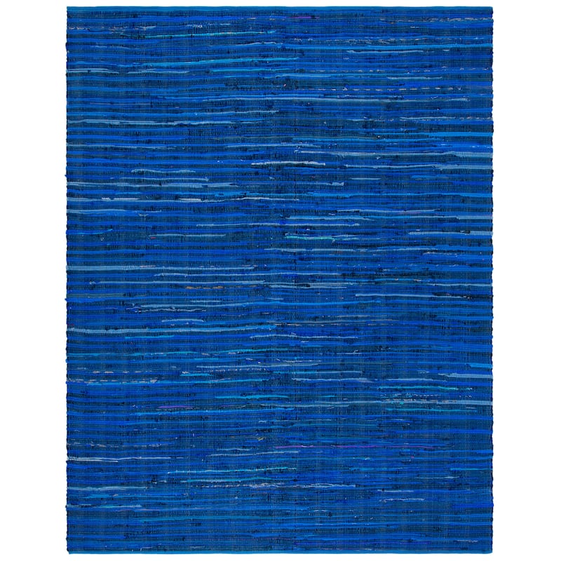 SAFAVIEH Handmade Rag Rug Sevim Casual Stripe Cotton Rug