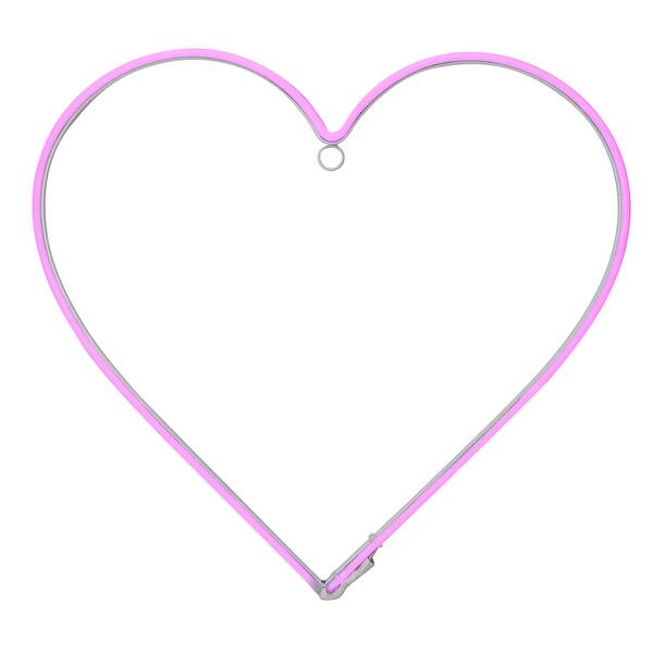 Shop 17 75 Neon Style Led Lighted Valentine S Day Heart Window