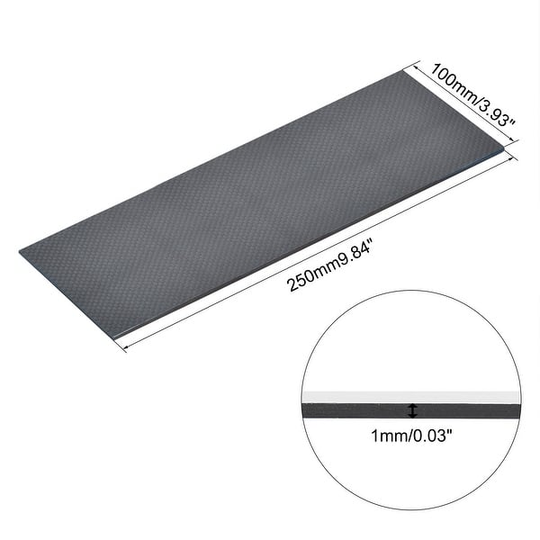 Carbon Fiber Plate Panel Sheets 125mm x 75mm x 2mm Carbon Fiber Board ...