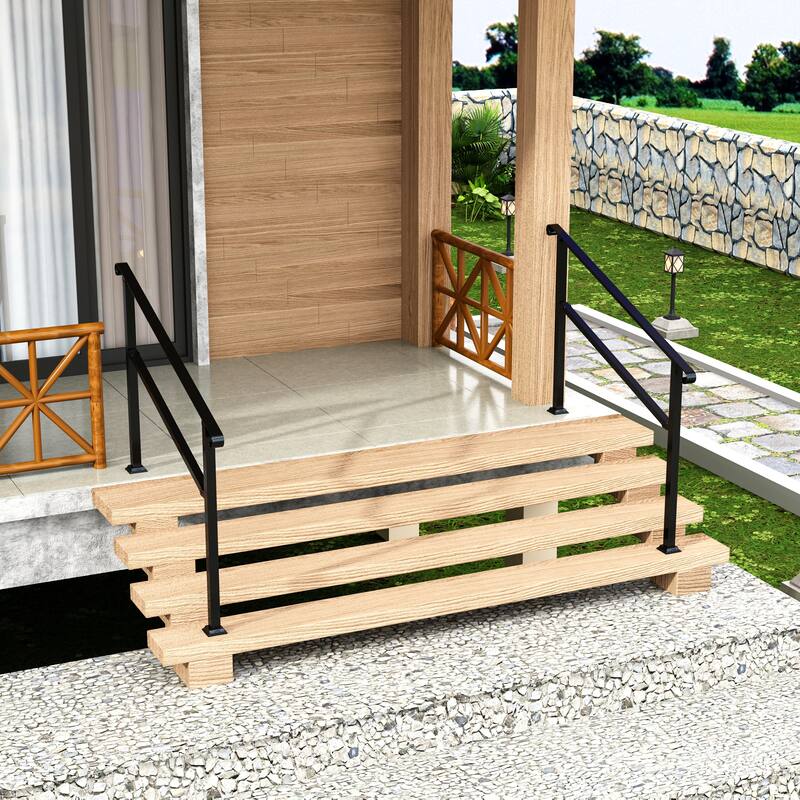 Iron Stair Rail Steps Suitable for Garden Porch and Home Applications