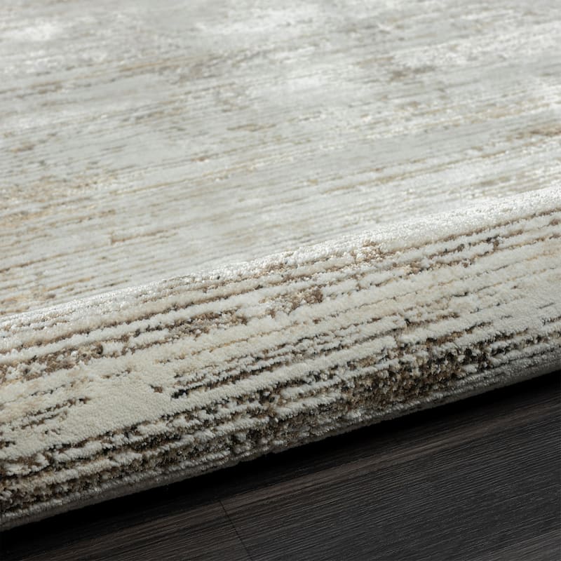 Sevita Gray Multi Transitional High-Low Textured Indoor Area Rug