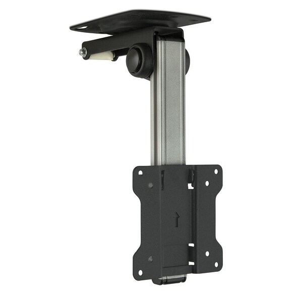 Mount It Tv Ceiling Mount Kitchen Under Cabinet Tv Bracket Folding Swivel For 13 To 27 Inch Tvs