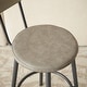 preview thumbnail 10 of 8, Rustic Long Bar Table Set with 3 PU Upholstered Bar Stools for Kitchen Breakfast Table