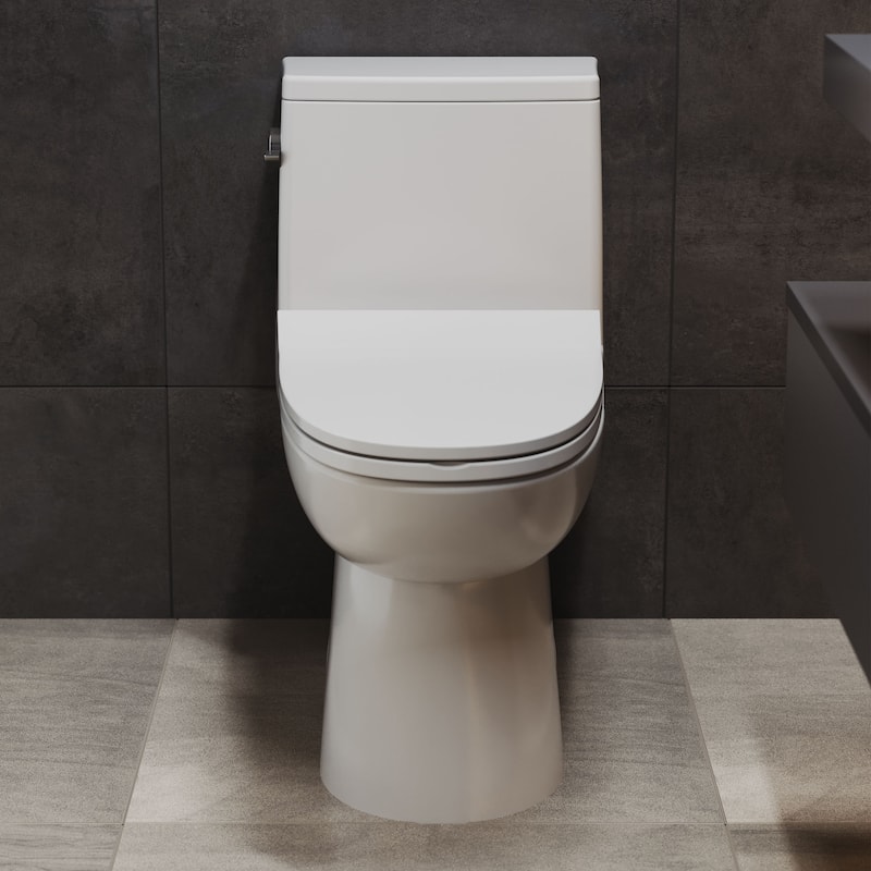 Swiss Madison SM-1T125 Daxton One Piece Elongated Left Side Flush Toilet 1.28 GPF