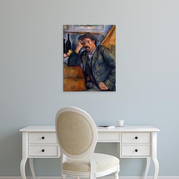 Easy Art Prints Paul Cezanne's 'Smoker' Premium Canvas Art
