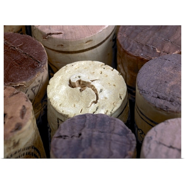 "Assortment of used corks," Poster Print