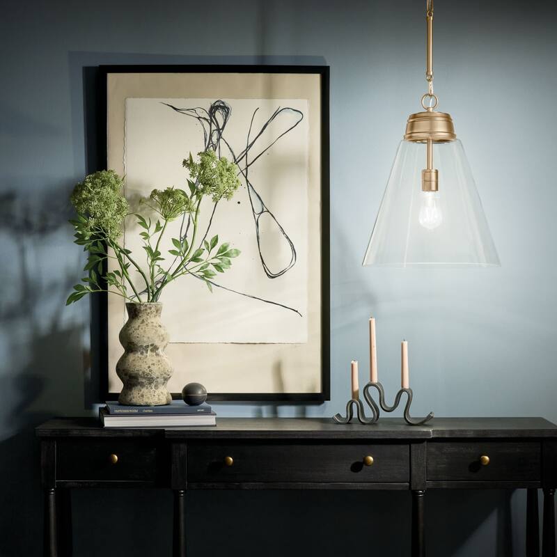 Kichler 52662CLR Marsailli 16" Wide Pendant with Clear Glass Shade