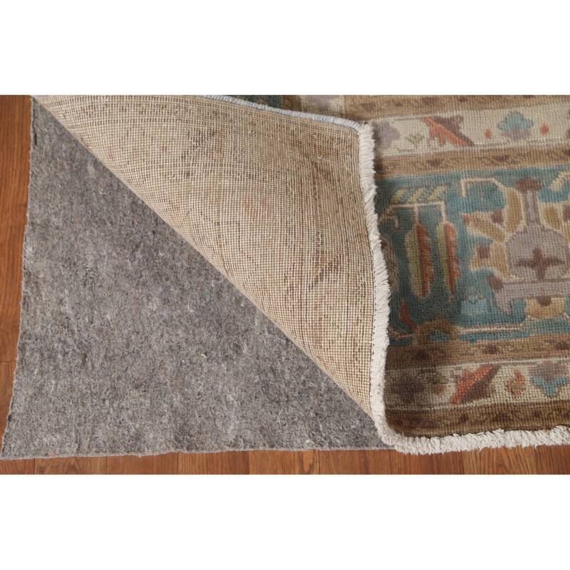 Over-Dyed Tabriz Persian Antique Area Rug Handmade Wool Carpet - 9'11"x 13'1"